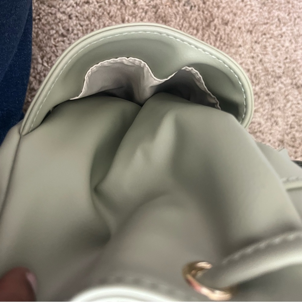 White Elm Sage Luna Drawstring Backpack - Picture 8 of 11